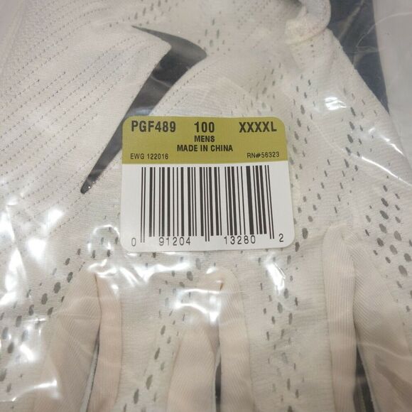 NEW Nike Vapor Knit NFL Football Receiver Gloves White Black Size Men's 4XL - Picture 6 of 6